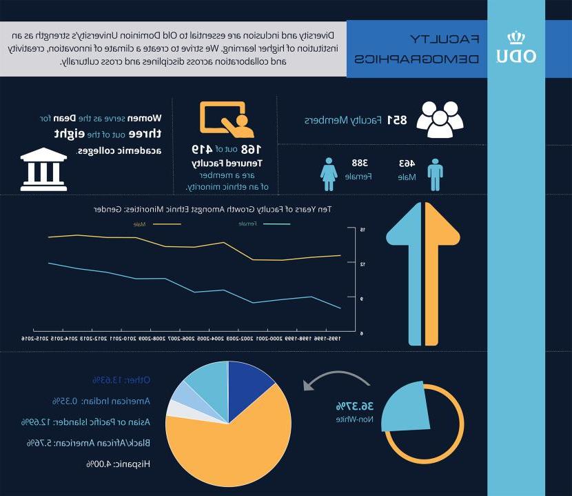 Faculty Diversity Infographic